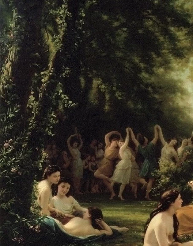 Baccanale della regina, 1864 circa - dettaglio